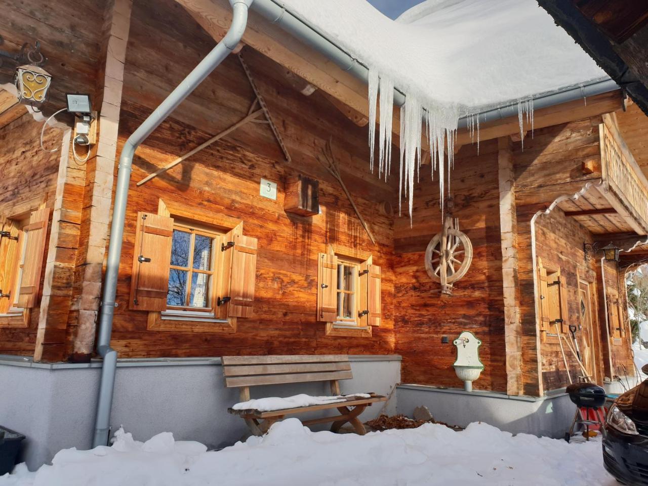 Waldheimathuette Villa Sankt Kathrein am Hauenstein Bagian luar foto