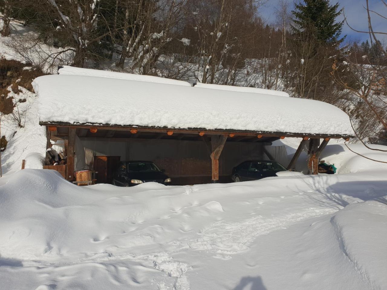 Waldheimathuette Villa Sankt Kathrein am Hauenstein Bagian luar foto