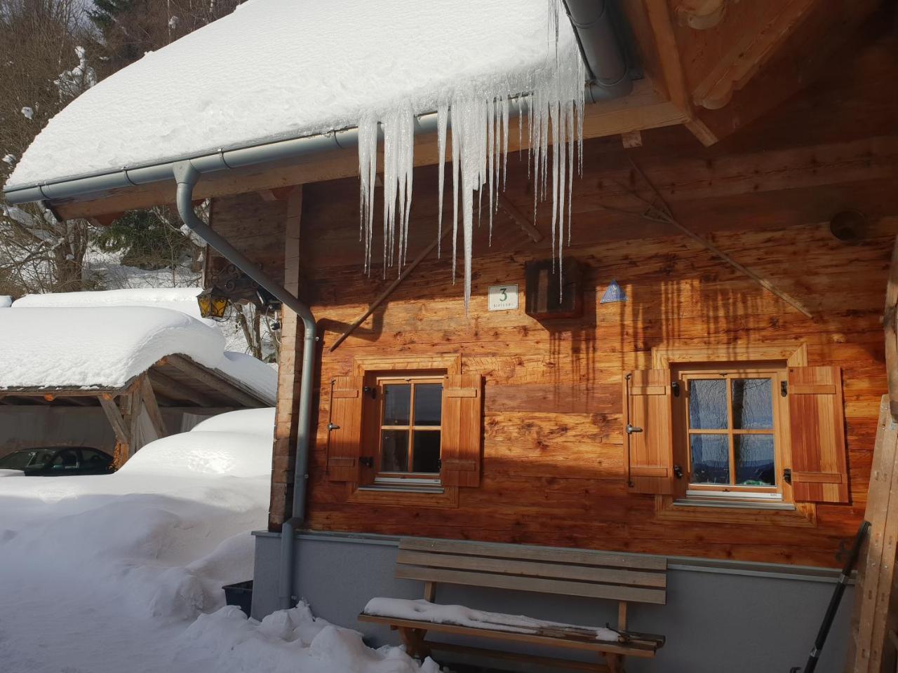 Waldheimathuette Villa Sankt Kathrein am Hauenstein Bagian luar foto