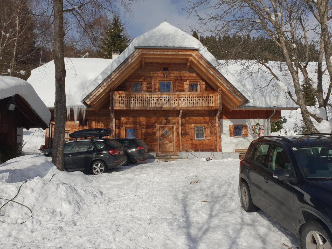Waldheimathuette Villa Sankt Kathrein am Hauenstein Bagian luar foto